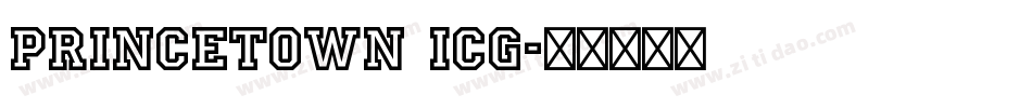 Princetown ICG字体转换